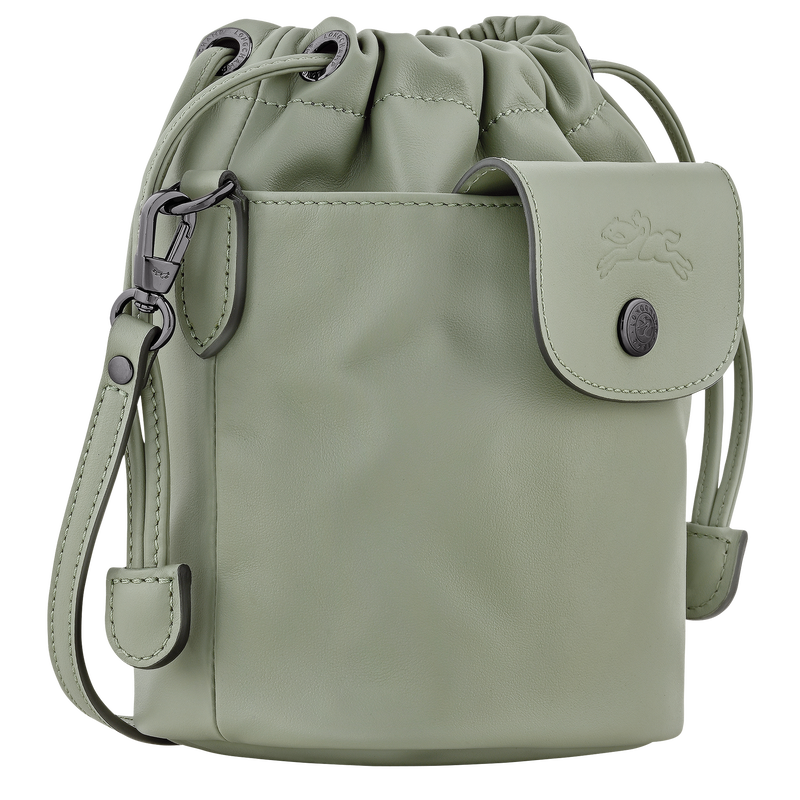 Le Pliage Xtra XS Bucket bag , Tundra - Leather  - View 3 of  6