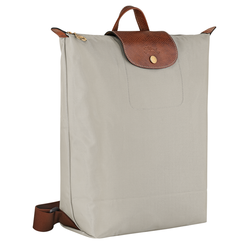 Le Pliage Original M 双肩背包 , 鹅卵石 - 再生帆布  - 查看 3 8