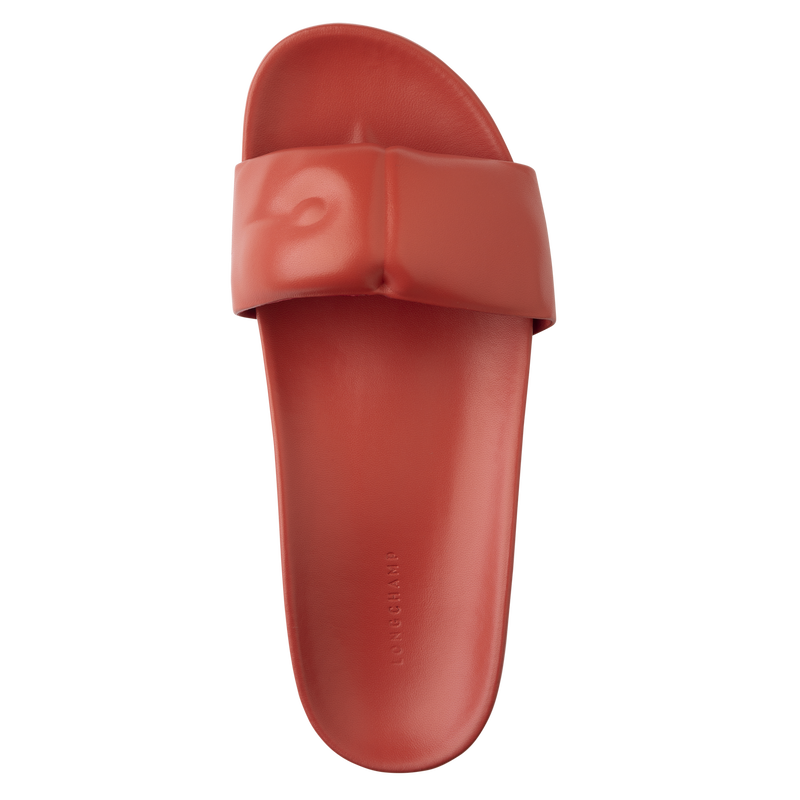 Roseau Mules , Coral - Leather  - View 3 of  4