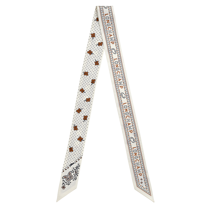 French Bandana Headband , Cashew - Silk  - View 1 of  2