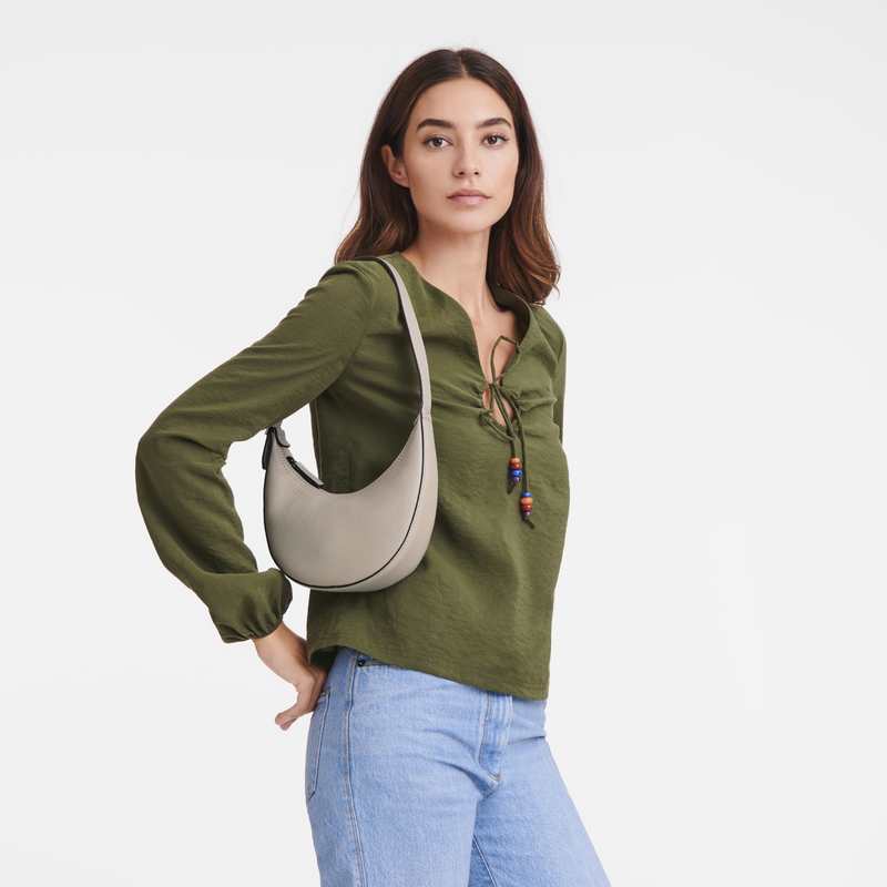 Roseau Essential S Hobo bag , Clay - Leather  - View 2 of  6