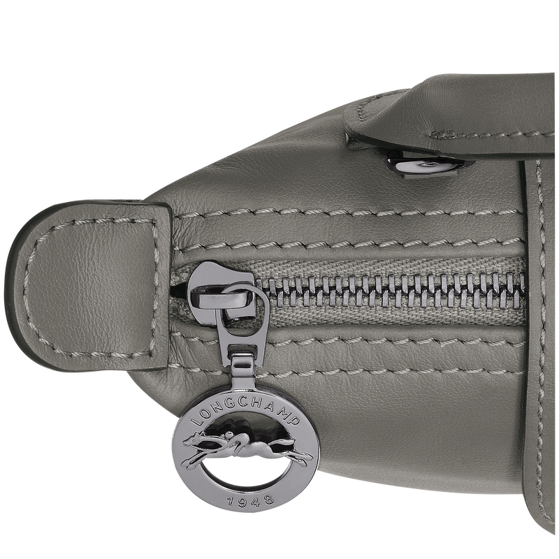 Le Pliage Xtra XS Pouch , Turtledove - Leather  - View 6 of  6