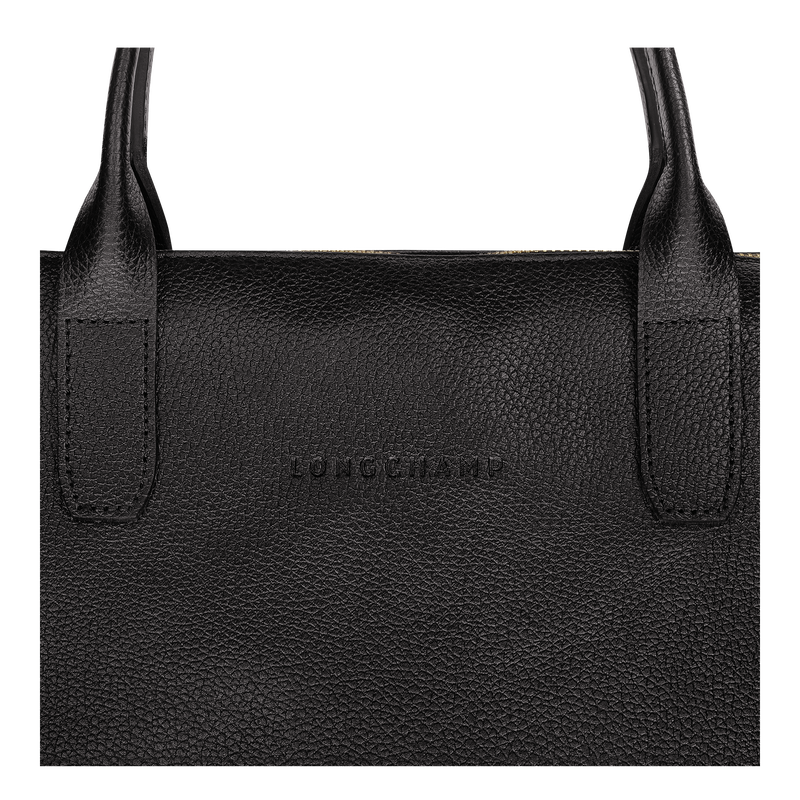 Le Foulonn&eacute; S Briefcase , Black - Leather  - View 5 of  5