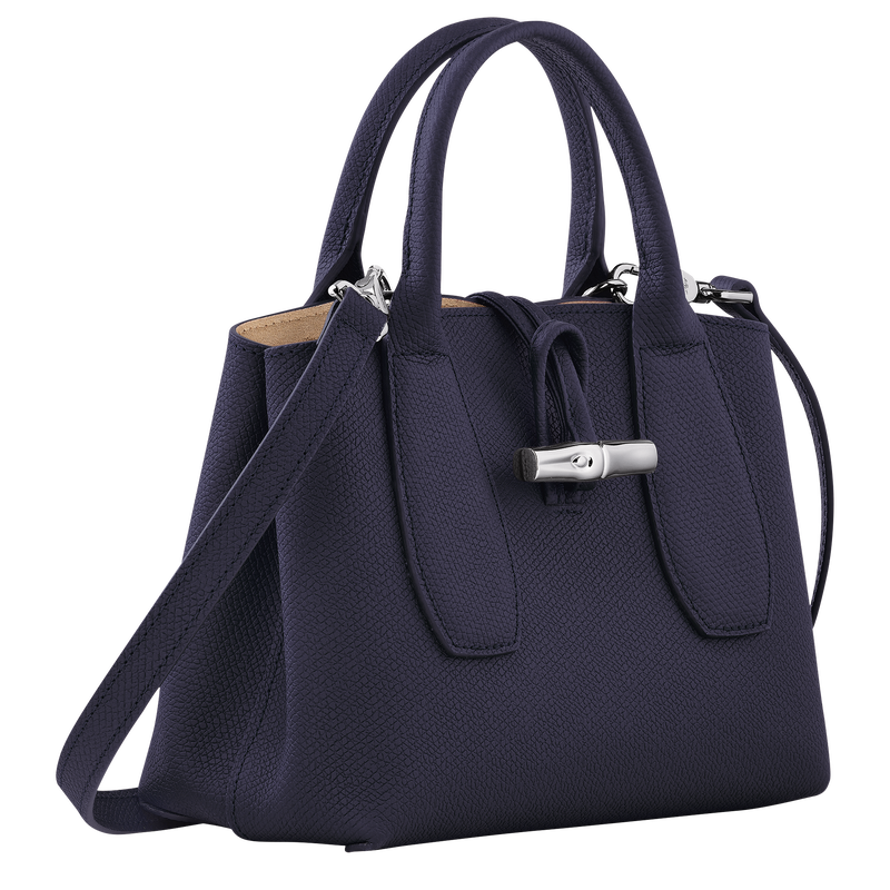 Roseau S Handbag , Bilberry - Leather  - View 3 of  5