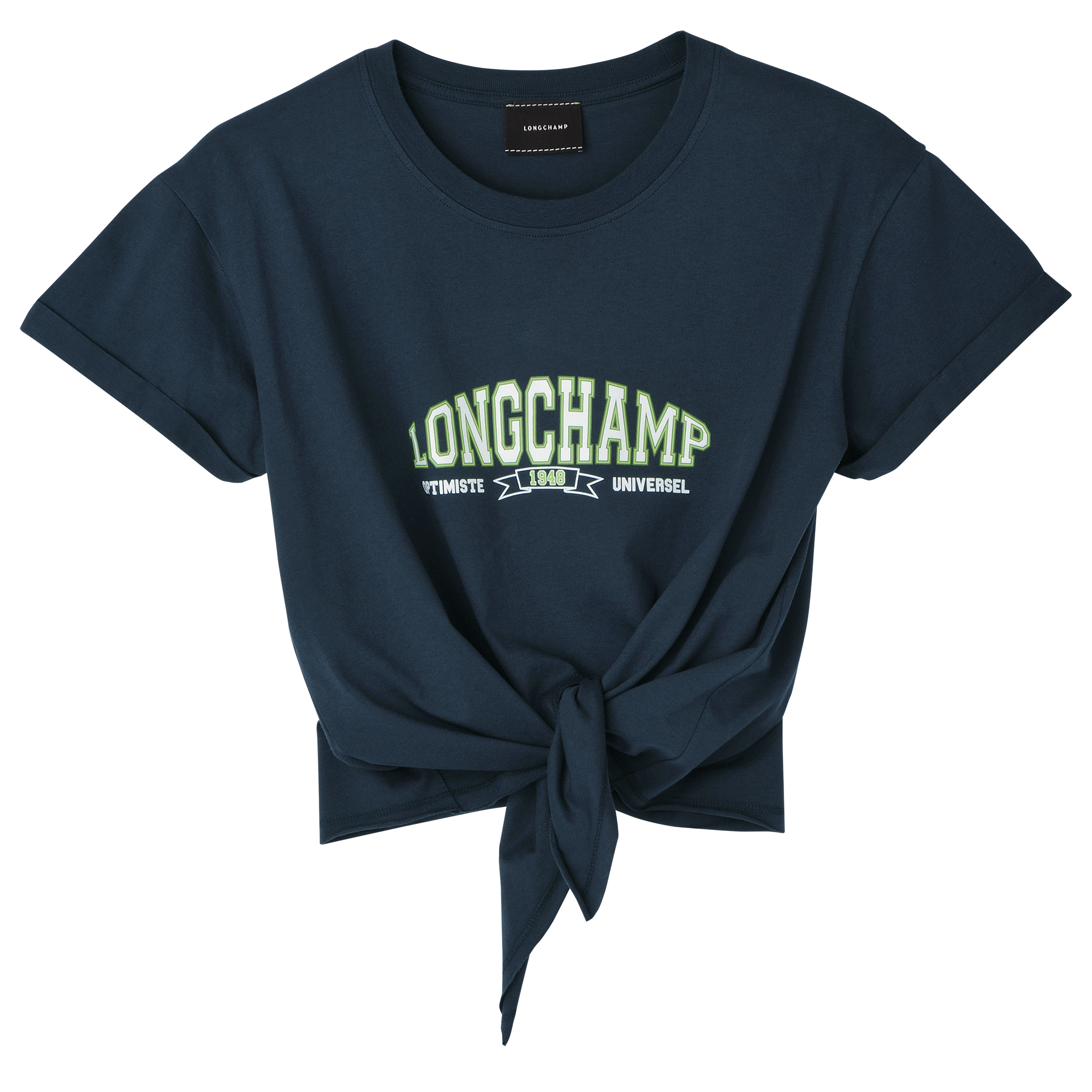 null 系结 T 恤, 海军蓝色