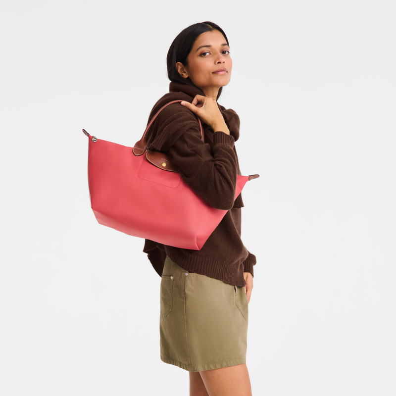 Le Pliage Original L Handbag , Strawberry - Canvas  - View 8 of  8