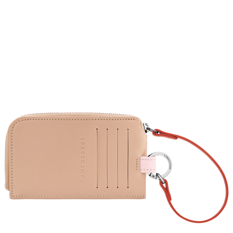 Le Pliage Collection 卡夹 , 米色 - 皮革  - 查看 2 2