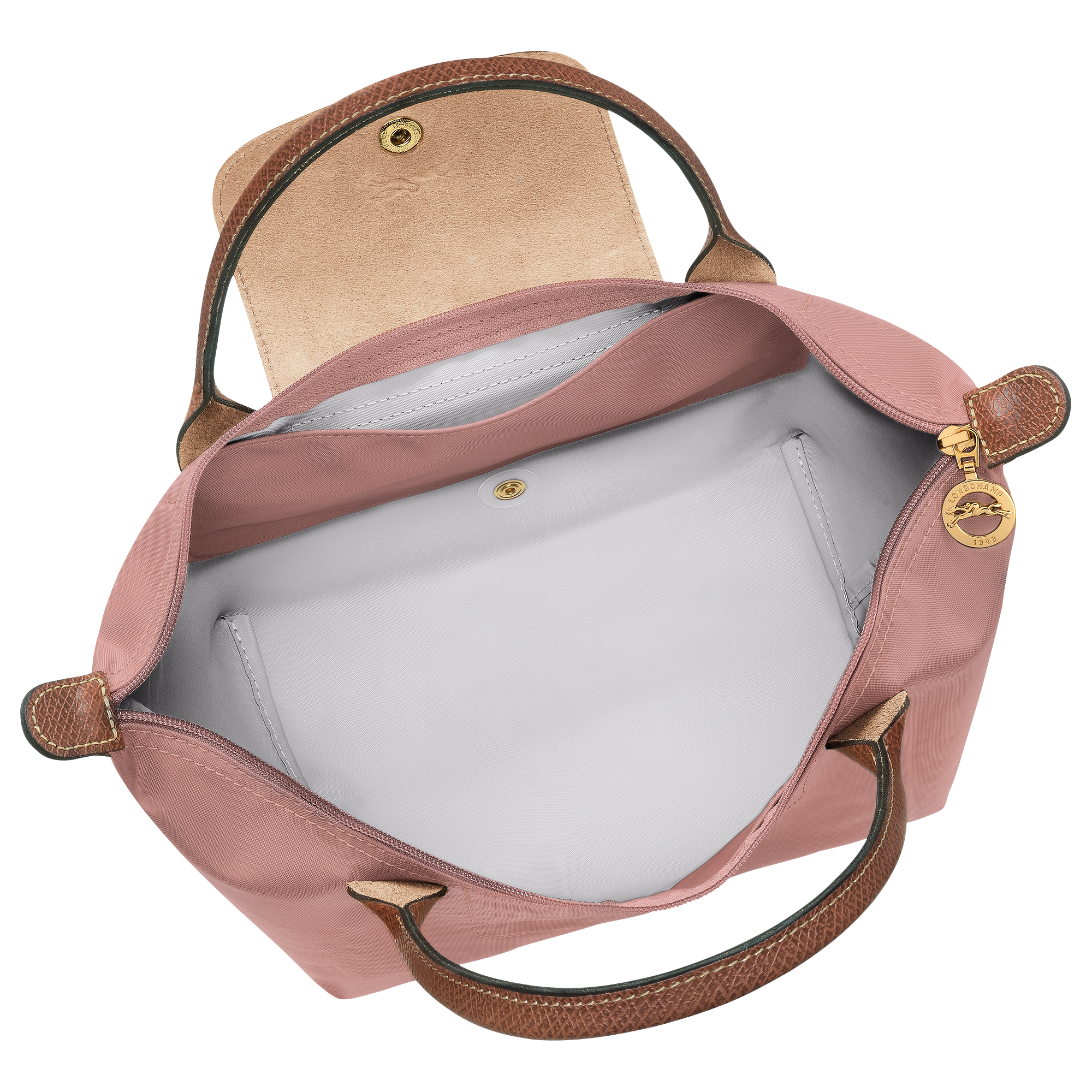 Handbag S, Pink Tea - View 3 of
3 - zoom in Le Pliage Original Handbag S, Pink Tea