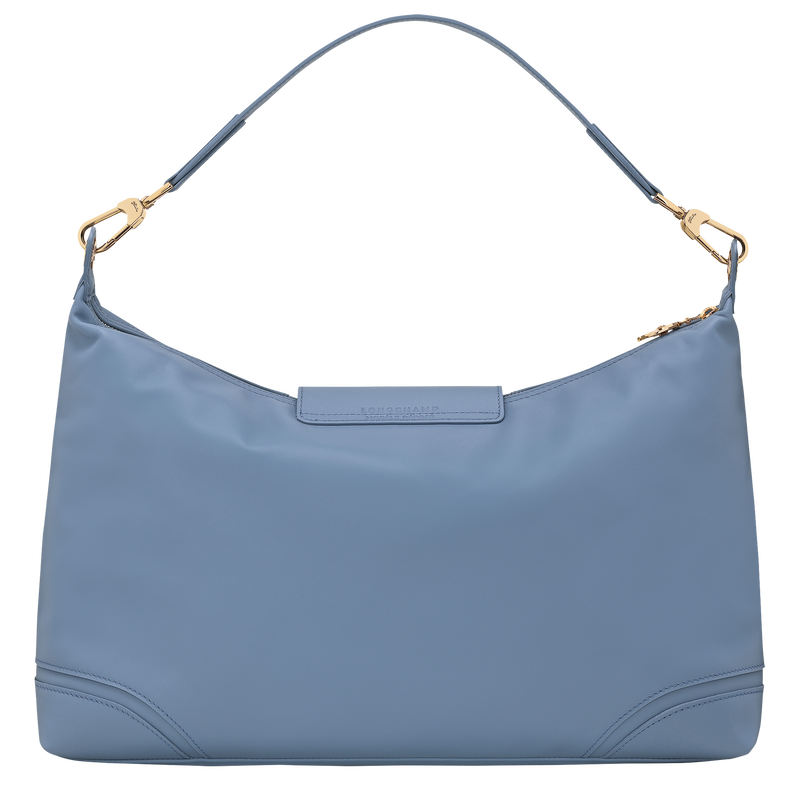 Le Pliage Xtra XL 单肩包 , 蓝灰色 - 皮革  - 查看 4 5