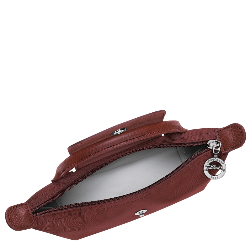 Le Pliage One 手拿包 , 勃艮第色 - 帆布  - 查看 4 5