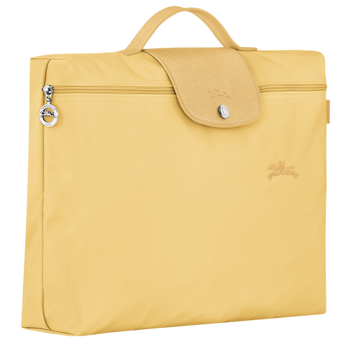 Le Pliage Green S Briefcase , Wheat - Recycled canvas - View 2 of  5