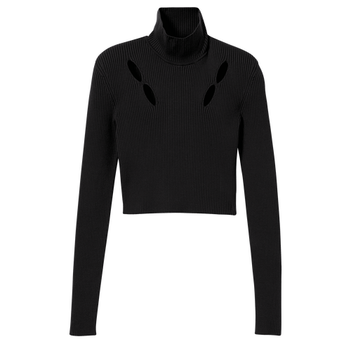 Spring/Summer 2023 Collection Knitted top, Black