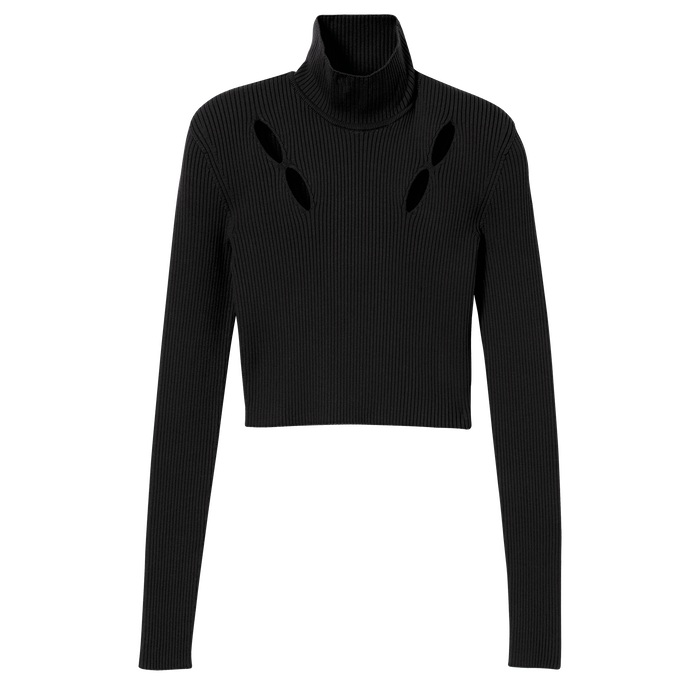 Spring/Summer 2023 Collection Knitted top, Black
