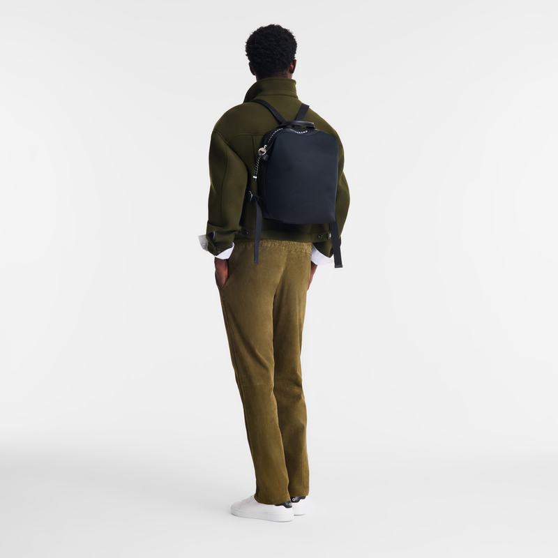 Le Pliage Energy L 双肩背包 , 黑色 - 再生帆布  - 查看 2 5