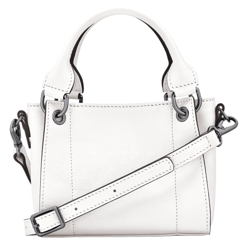 Longchamp 3D XS 手提包 , 白色 - 皮革  - 查看 4 5