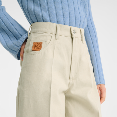 null Trousers, Ecru