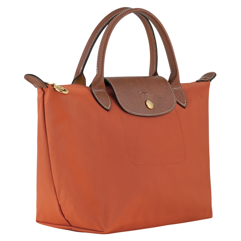Le Pliage Original S 手提包 , 砖红色 - 再生帆布  - 查看 3 7