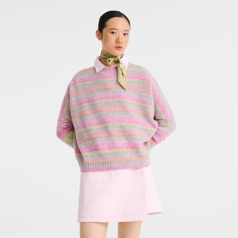 法式头巾 细丝带 , 开心果绿 - 真丝  - 查看 2 2