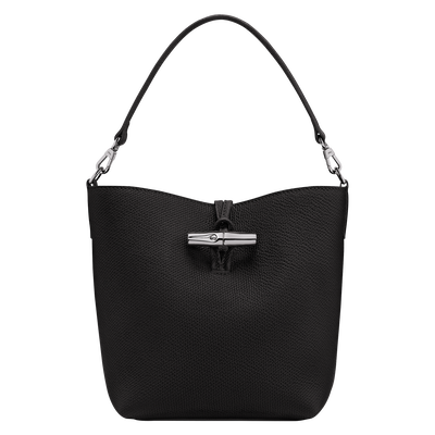 Le Roseau XS Bucket bag , Black - Leather