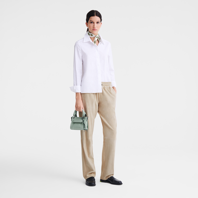 Longchamp 3D XS 手提包 , 马鞭草绿 - 皮革