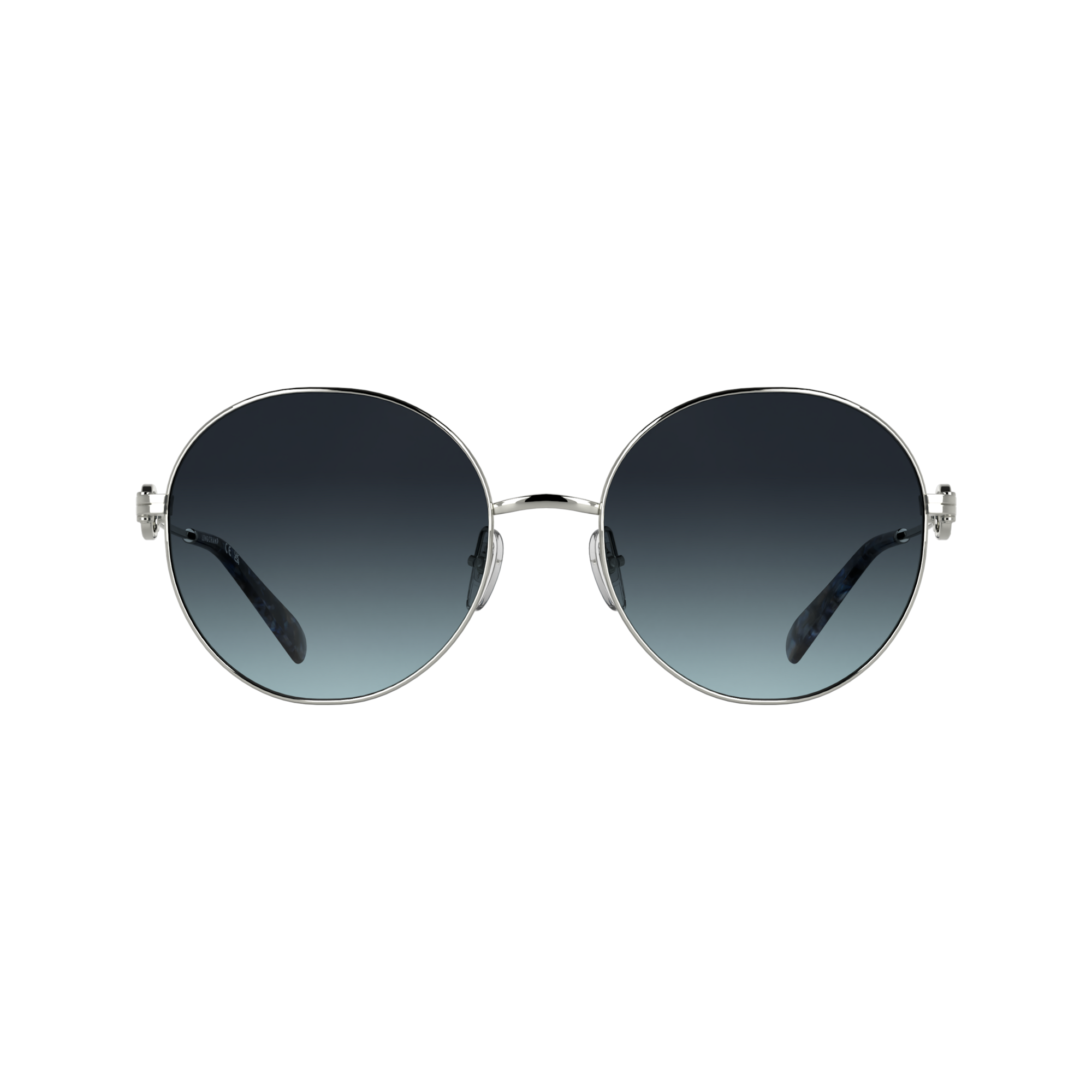 null Sunglasses, Silver/Blue gradient