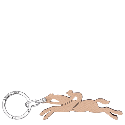 Le Pliage Original Key ring , Beige - Leather