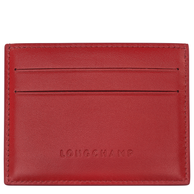Le Roseau 卡夹 , 胭脂红 - 皮革