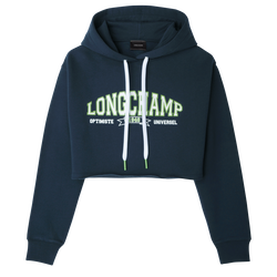 Hoodie , Navy - Knit