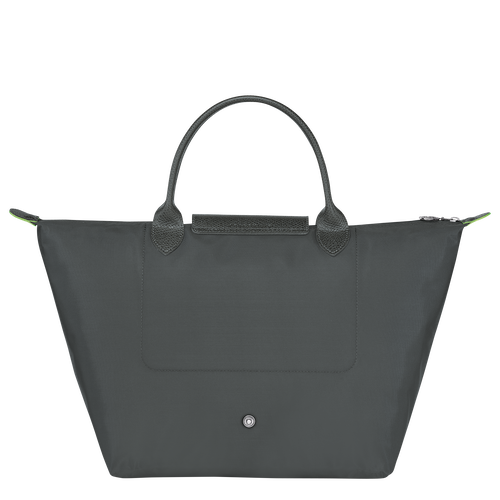 Le Pliage Green M Handbag , Graphite - Recycled canvas - View 4 of  6