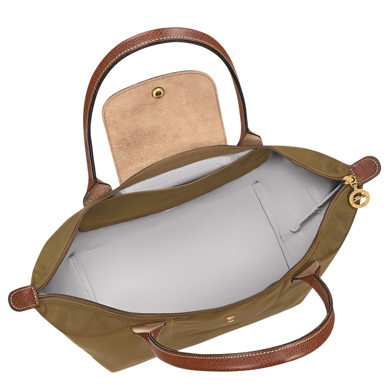 Le Pliage Original M Tote bag , Olive - Recycled canvas  - View 4 of  6
