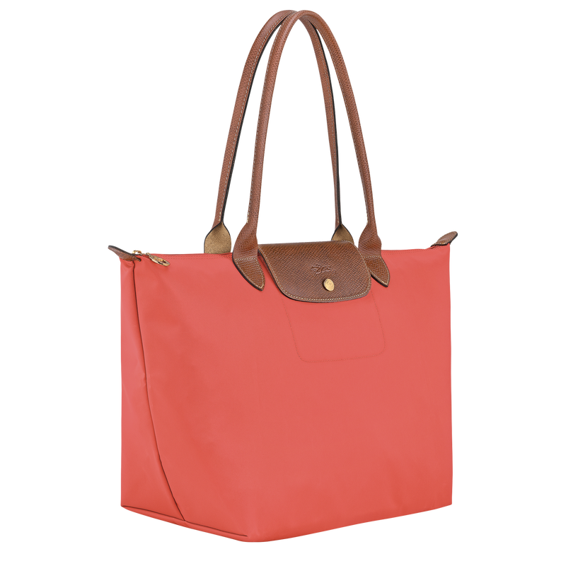 Le Pliage Original L Tote bag , Strawberry - Recycled canvas  - View 2 of  6