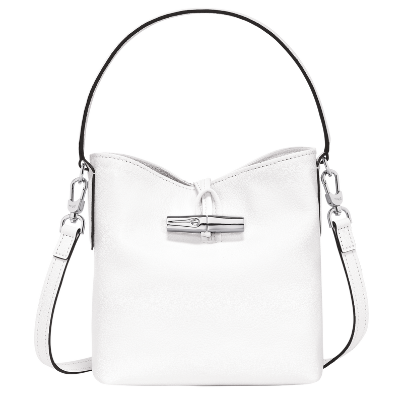 Roseau XS Bucket bag , White - Leather  - View 1 of  6