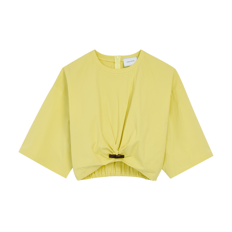 Top , Lime - Cotton poplin  - View 1 of  4