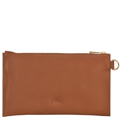 Le Foulonné Pouch , Caramel - Leather
