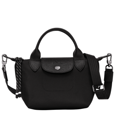Le Pliage Energy XS 手提包 , 黑色 - 再生帆布