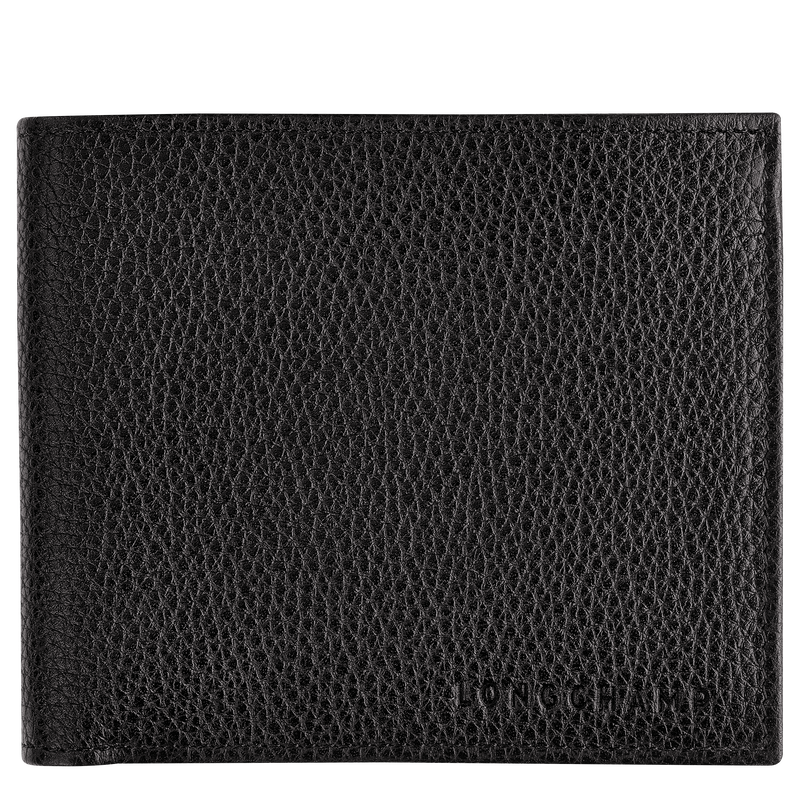 Le Foulonné Wallet , Black - Leather  - View 1 of  2