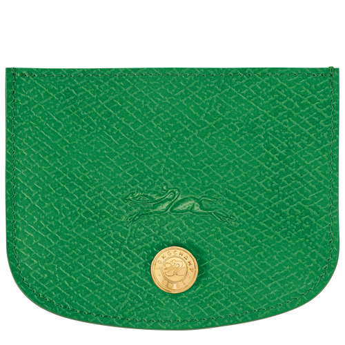 Épure Card holder , Green - Leather - View 1 of  2
