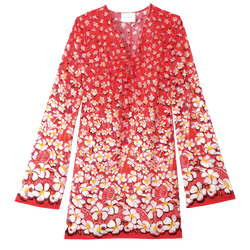 Dress , Strawberry - Voile