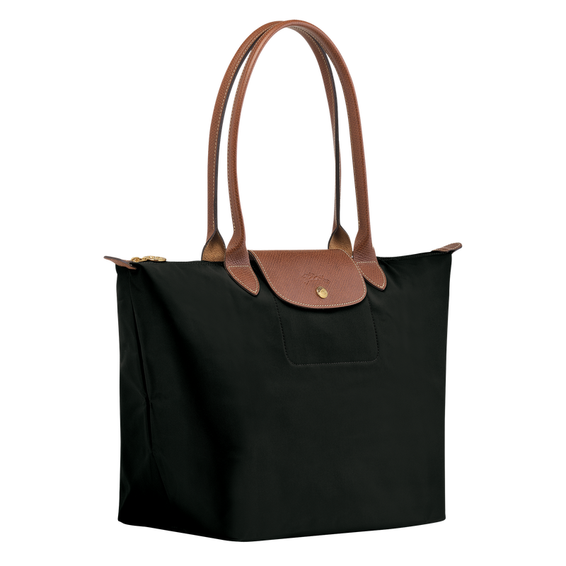 Le Pliage Original L Tote bag , Black - Recycled canvas  - View 3 of  6