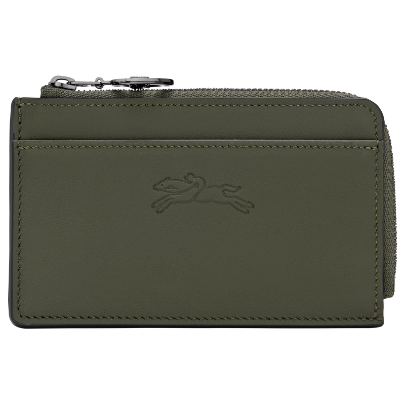 Le Pliage Xtra Card holder , Fir - Leather  - View 1 of  2