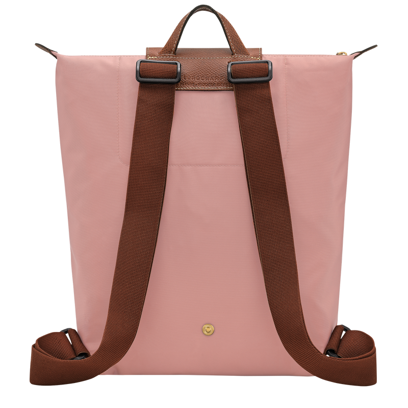 Le Pliage Original M 双肩背包 , 茶粉色 - 再生帆布  - 查看 4 7