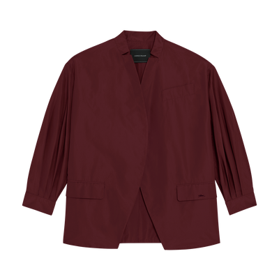 Kimono jacket , Burgundy - Techno taffeta