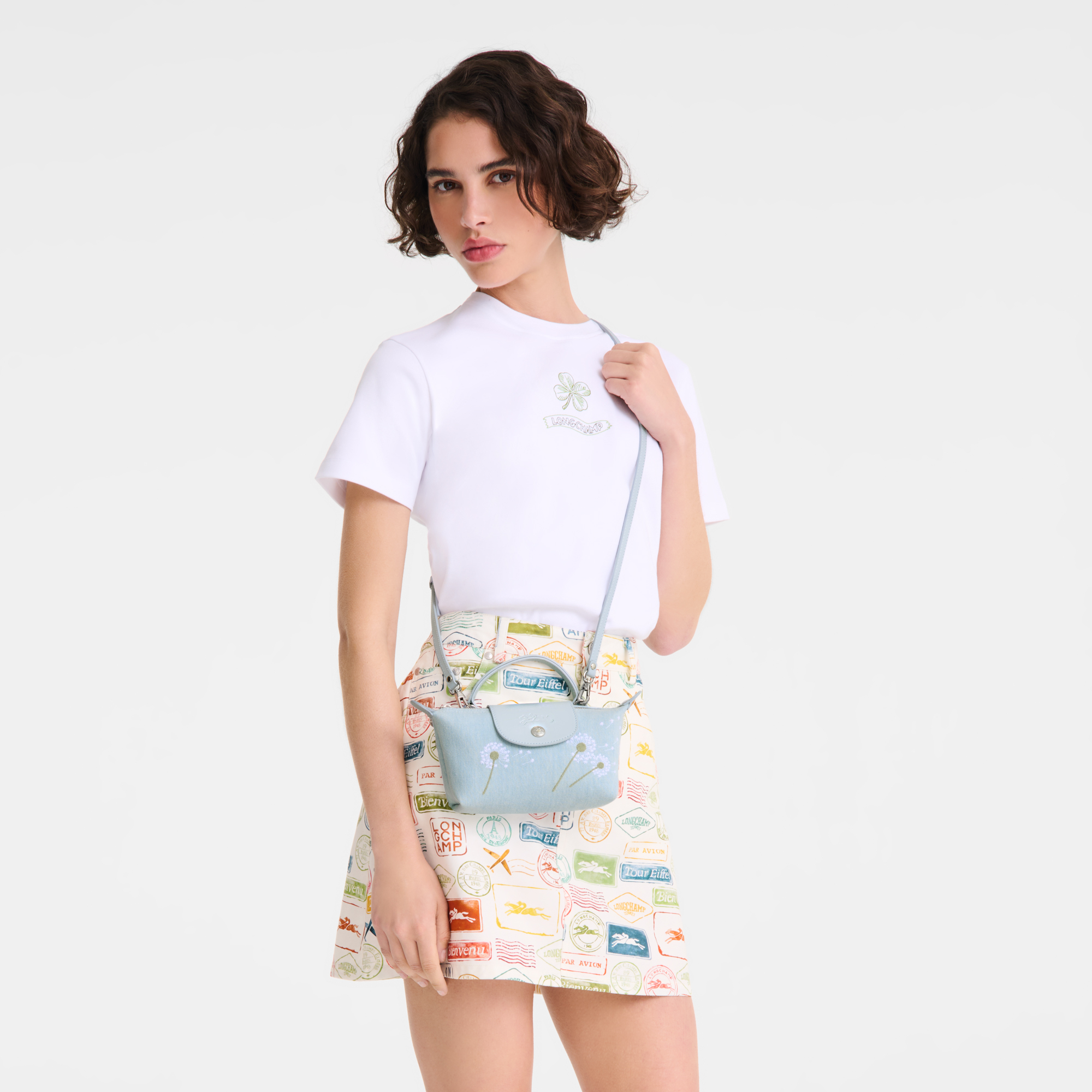 Le Pliage Collection 手拿包 XS, 天空蓝