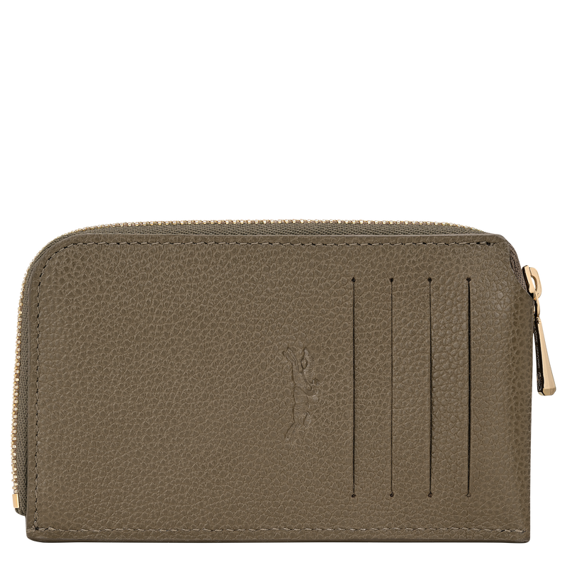 Le Foulonné Card holder , Caper - Leather  - View 2 of  2