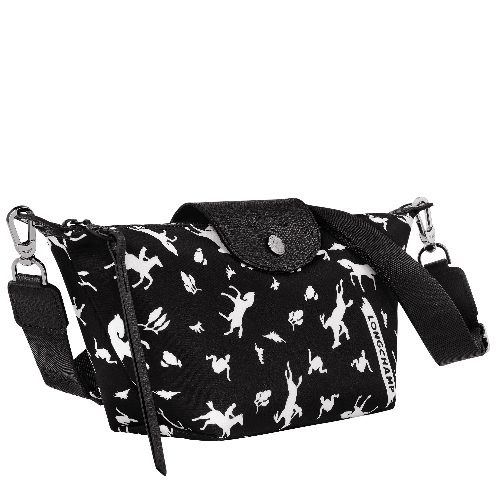 Le Pliage 系列 斜挎包 XS, 黑色