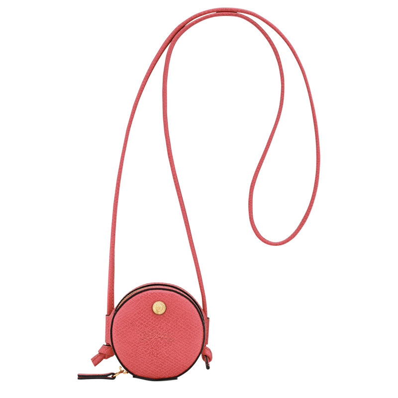 &Eacute;pure Coin purse with cord , Shrimp - Leather  - View 1 of  3