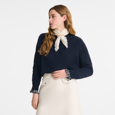 L'Hiver en douceur Stole , Ecru - OTHER