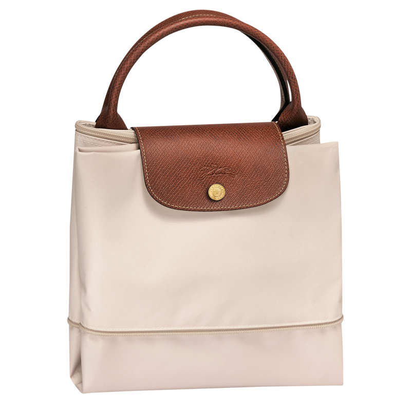 Le Pliage Original 可扩展旅行包 , 纸张白 - 再生帆布  - 查看 7 8