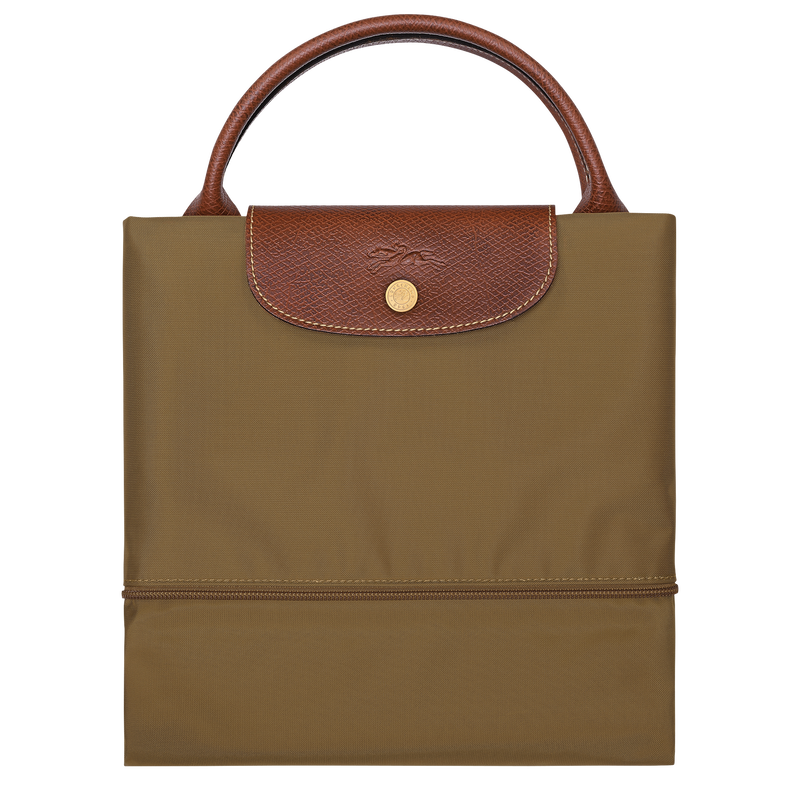 Le Pliage Original Extensible travel bag , Olive - Recycled canvas  - View 7 of  7