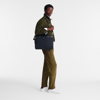 Le Pliage Energy 公文包 , 黑色 - 帆布